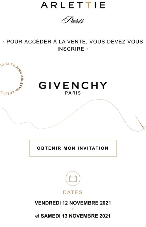 vente privée givenchy|givenchy official website.